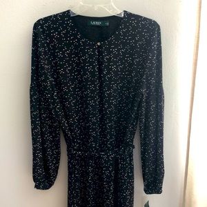 Ralph Lauren Blouson Sleeve Dress NWT Size 10